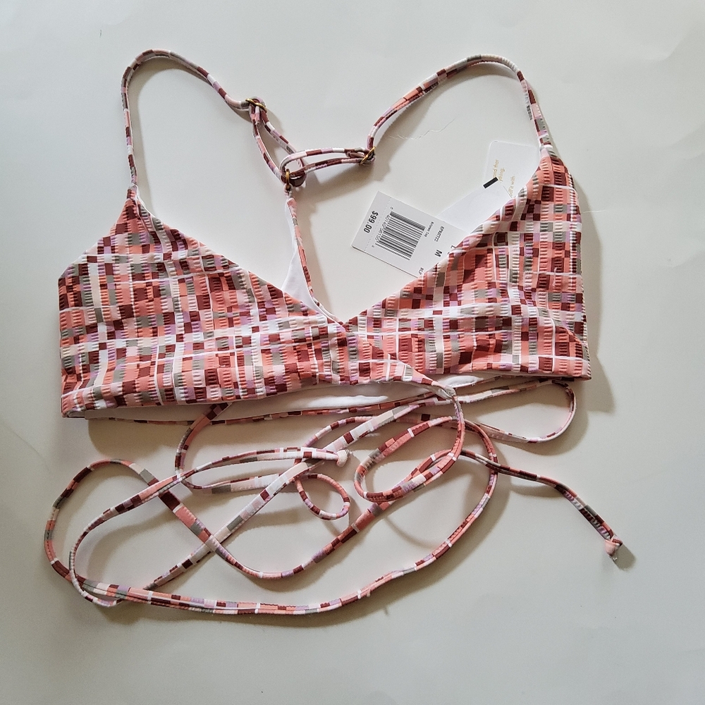 L*SPACE Kristen Bikini Swimsuit Top Size M New - Picture 2 of 14